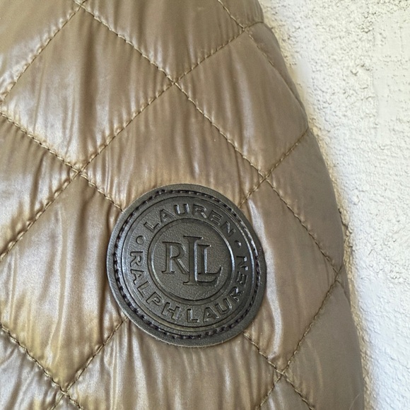 Lauren Ralph Lauren Olive/Black Diamond Quilted Coat with Hood Size Small - Picture 8 of 14